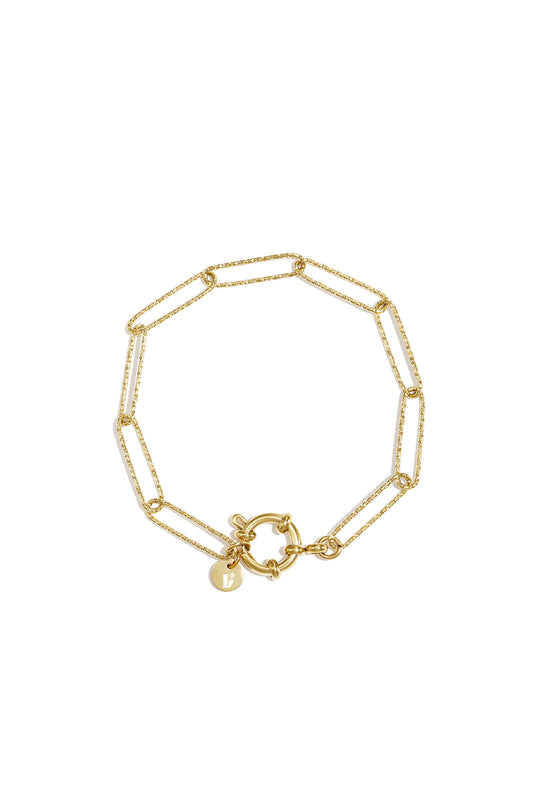 Bracelet avec fermoir avant et maillons longs