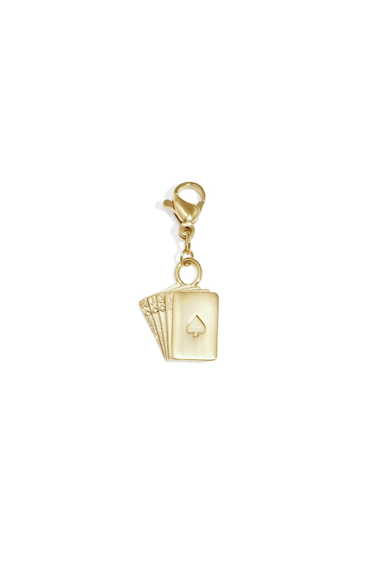 Breloques en acier inoxydable pour bijoux de poker, collection décontractée et simple pour femmes