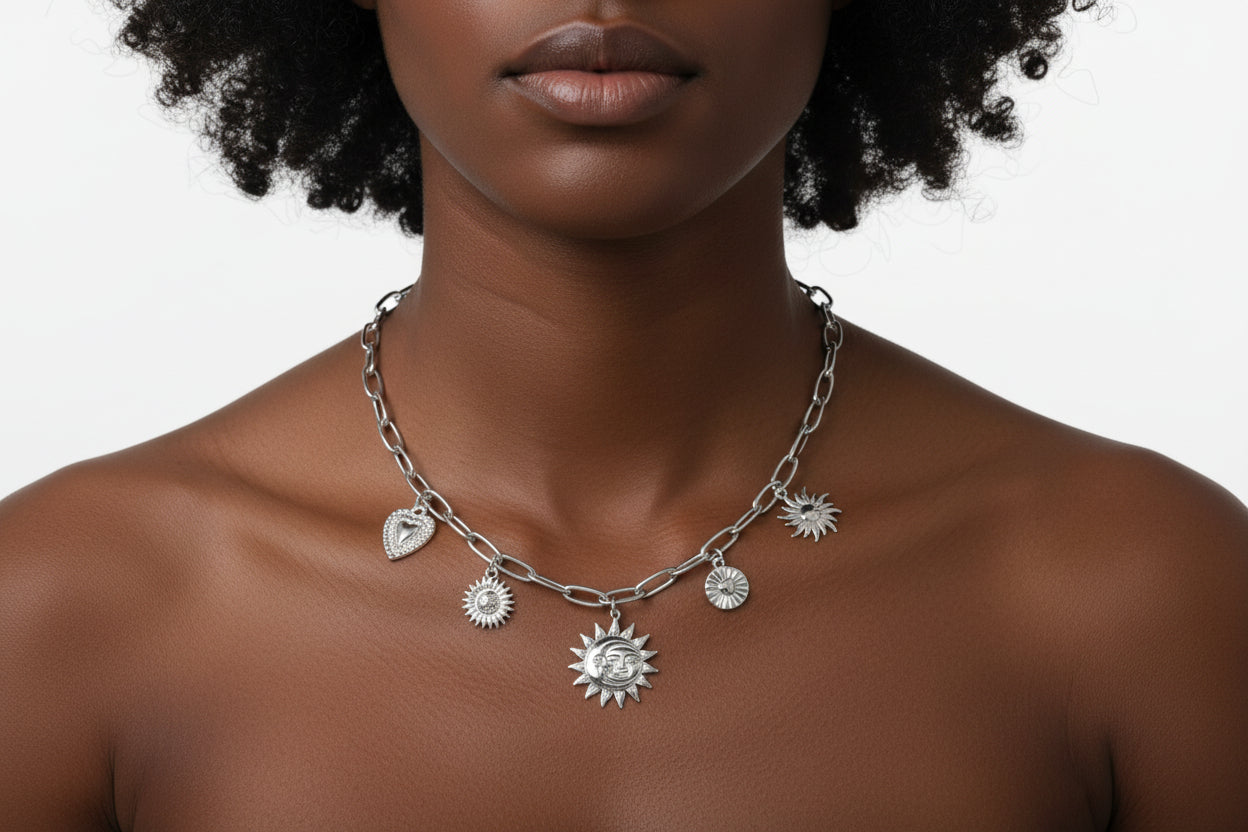 Stainless Steel Pendant necklaces Heart Casual Daily Simple Series Women's jewelry