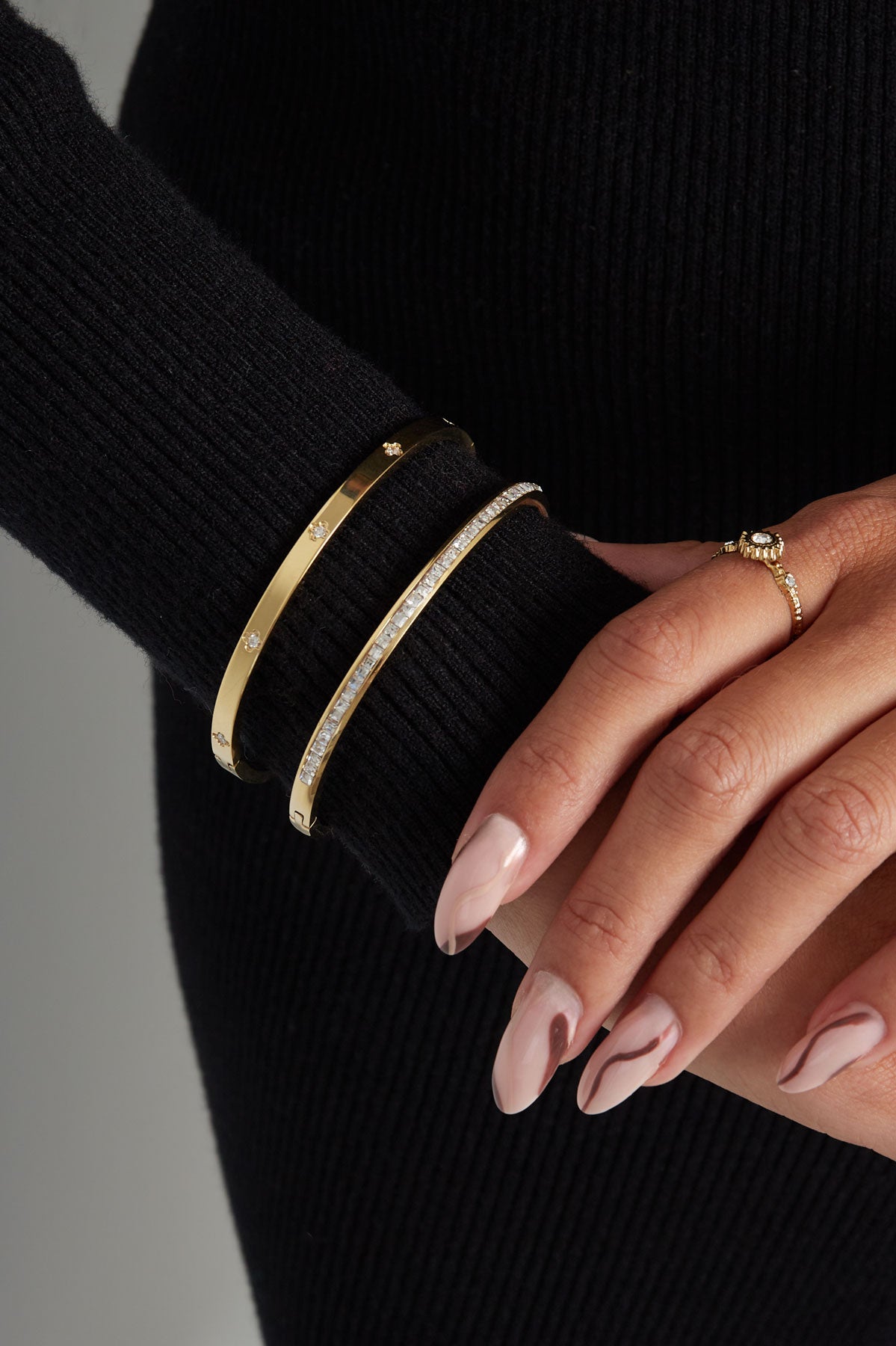 Bracelet esclave pierres fines