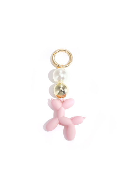 Porte-clés pour sac en forme de chien ballon
