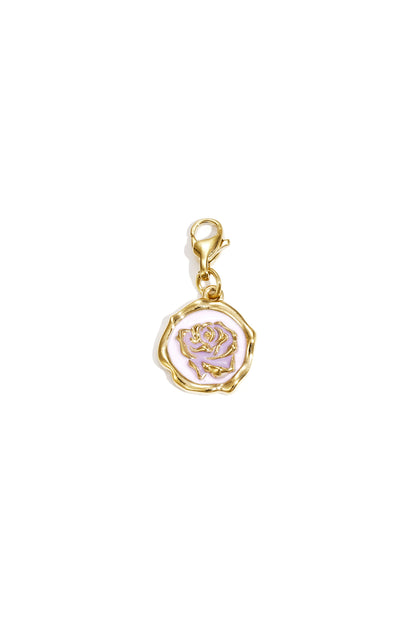 breloque rose en forme de pièce de monnaie à faire soi-même