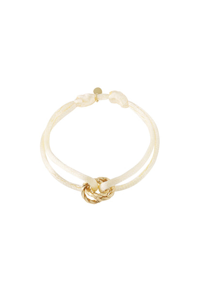 Bracelet nœud ensoleillé