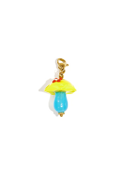 Bijou breloque champignon orange DIY