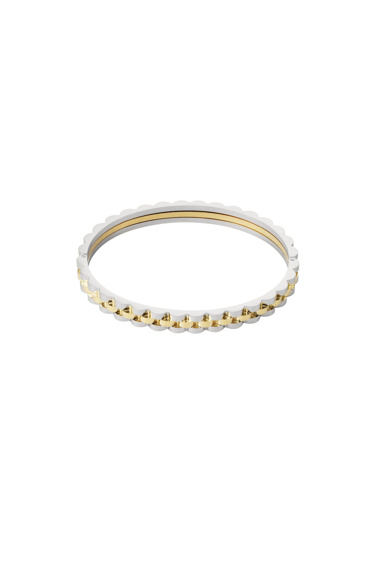 bracelet jonc à maillons