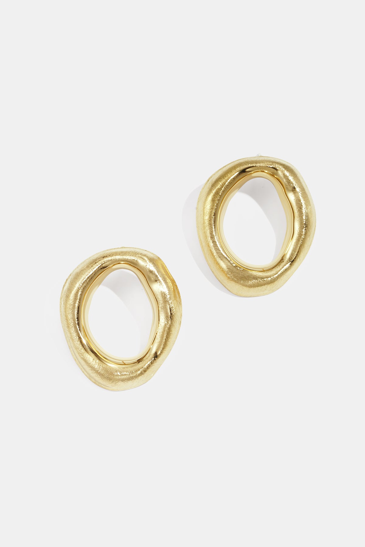 Boucles d'oreilles à tige de forme irrégulière, série Casual Daily Simple, bijoux pour femmes