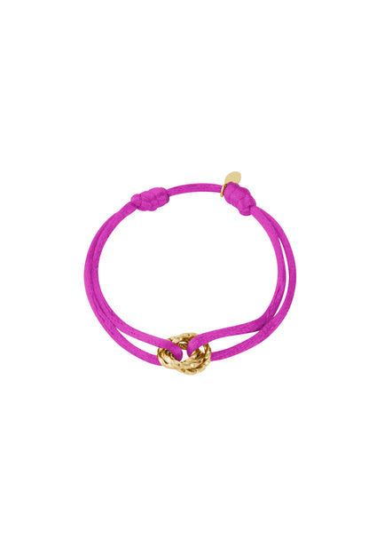 Bracelet nœud ensoleillé