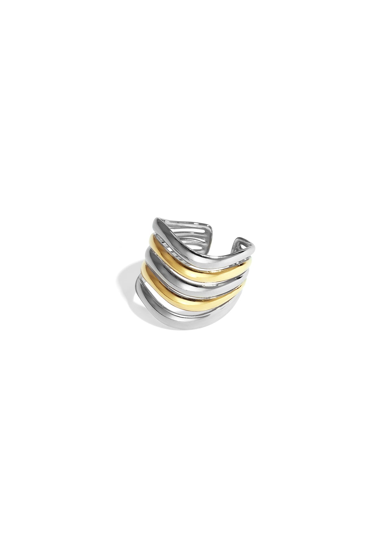 Bague multicouche bicolore