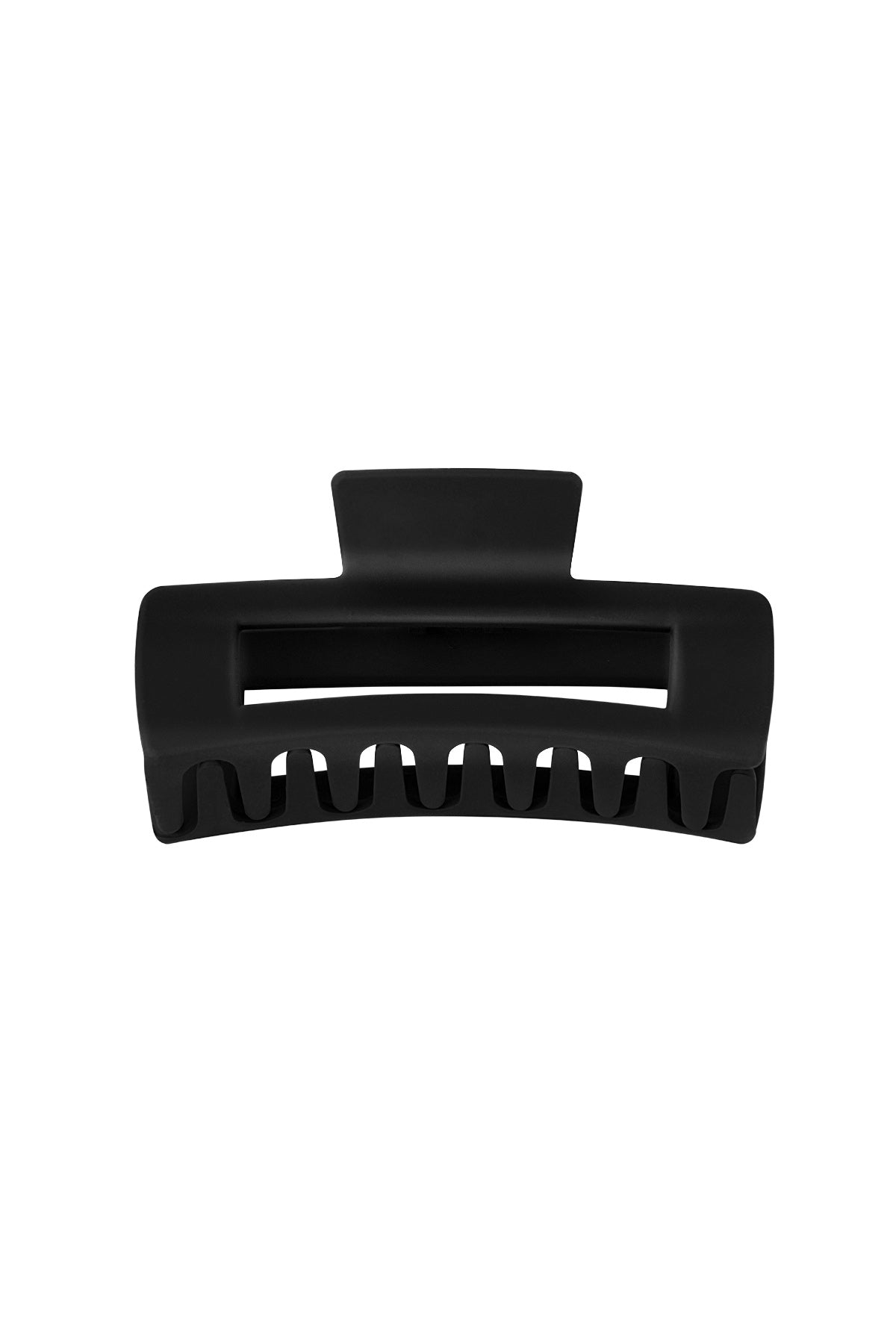 Barrette rectangle - crème Plastique