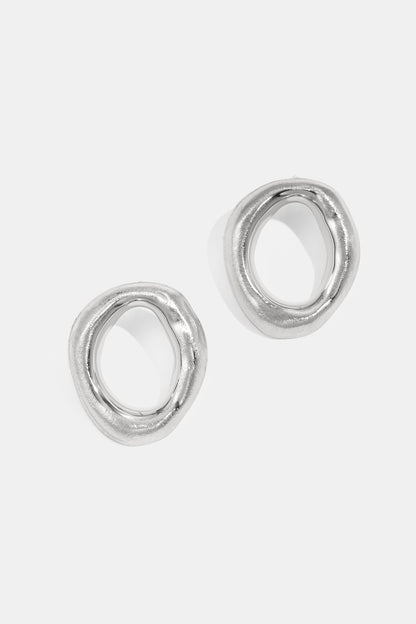 Boucles d'oreilles à tige de forme irrégulière, série Casual Daily Simple, bijoux pour femmes