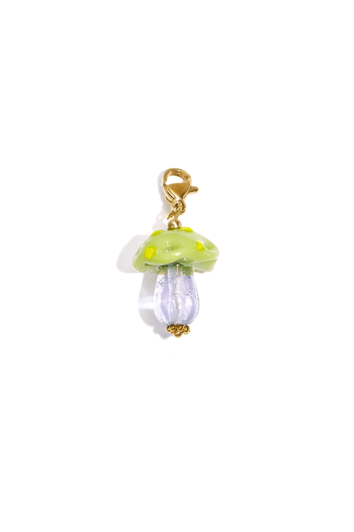Bijou breloque champignon orange DIY