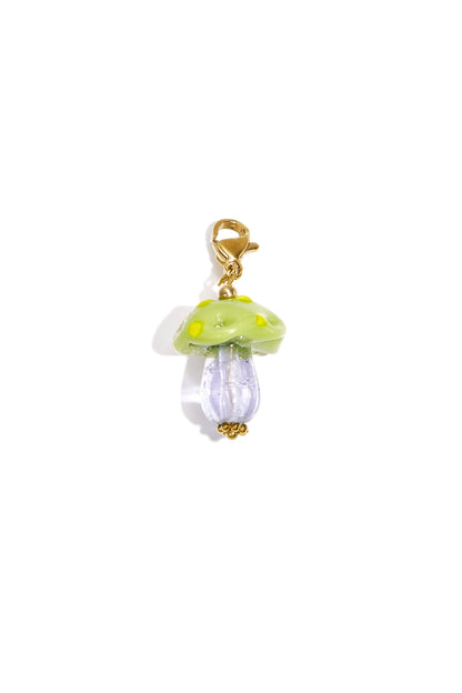 Bijou breloque champignon orange DIY