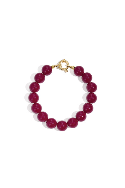 Bracelets en perles de résine DIY Daily Simple Series Bijoux pour femmes - 12 mm
