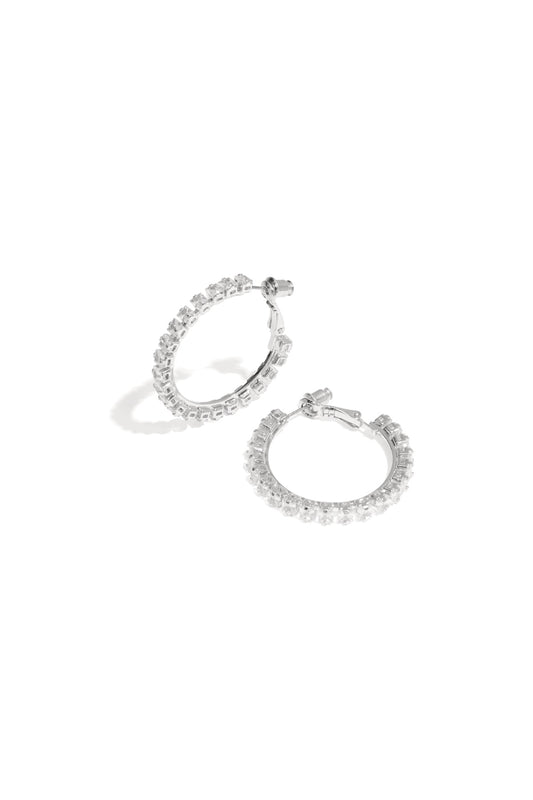 Boucles d'oreilles créoles en cuivre géométriques élégantes de Noël, série luxueuse, bijoux pour femmes