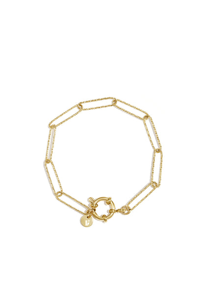 Bracelet avec fermoir avant et maillons longs