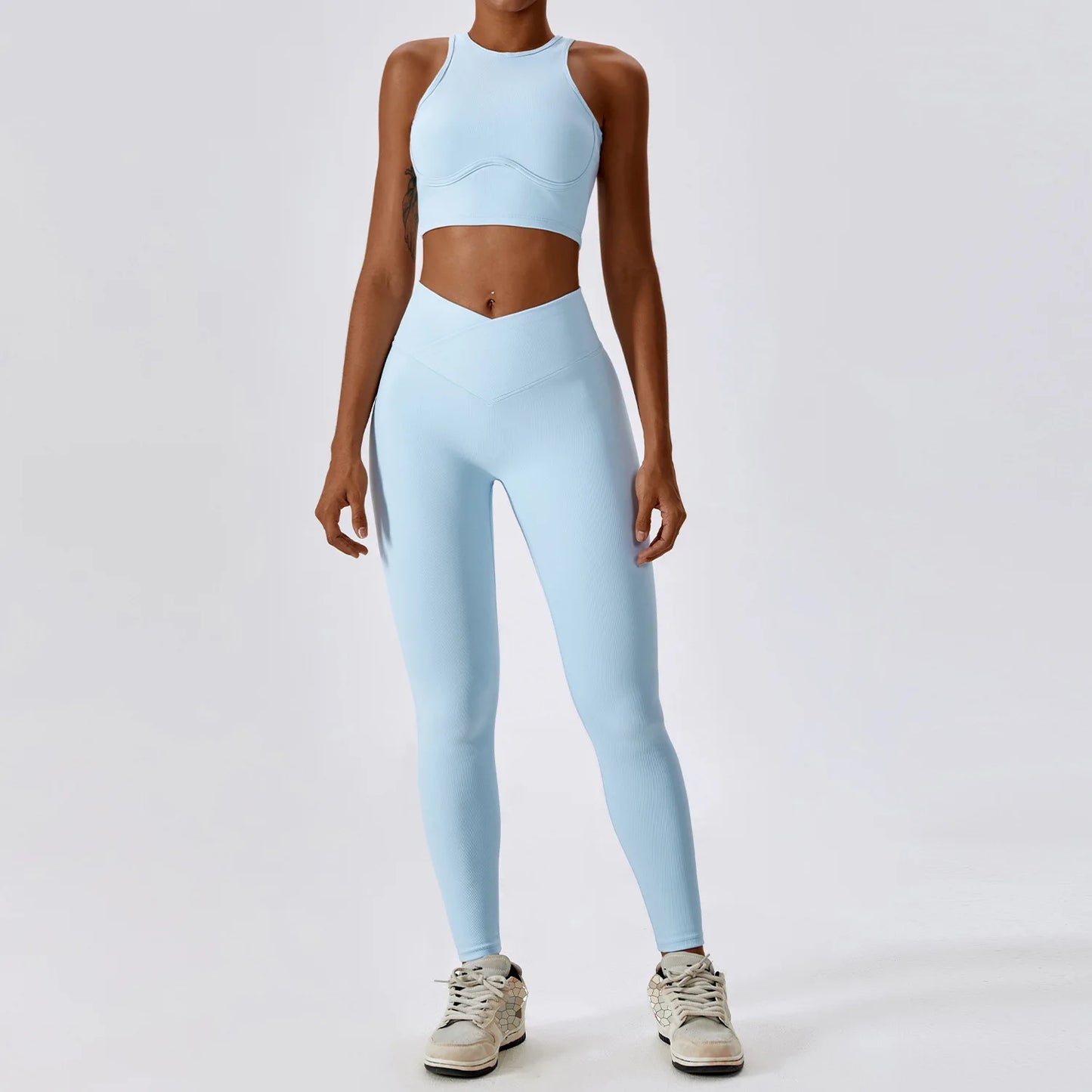 Ensembles de sport crop top