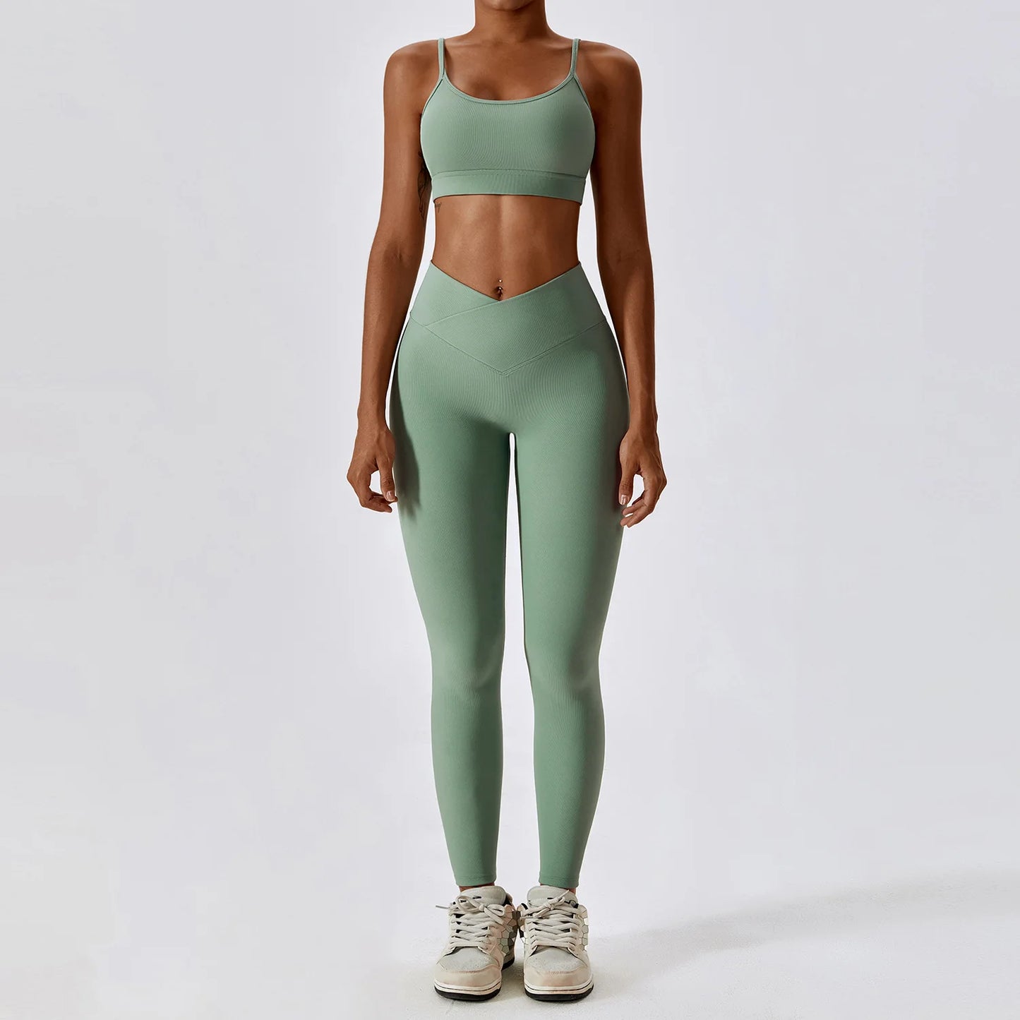 Ensembles de sport crop top