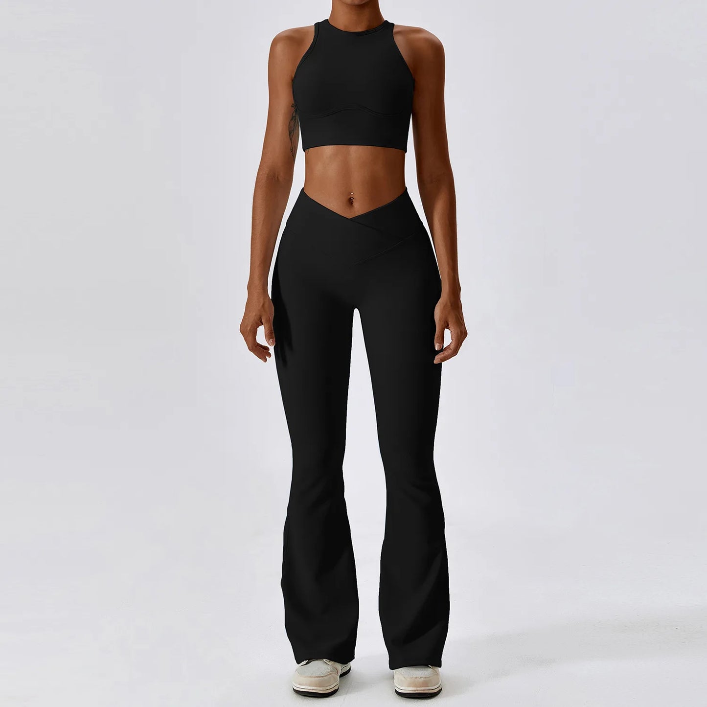 Ensembles de sport crop top