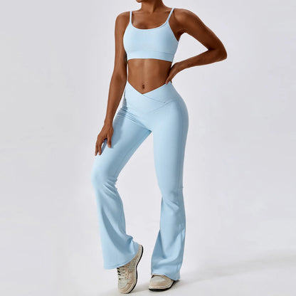 Ensembles de sport crop top