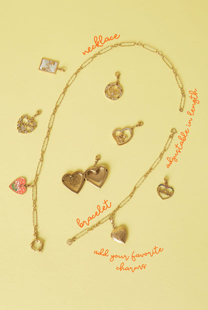 Collier et bracelet détachables 2 en 1