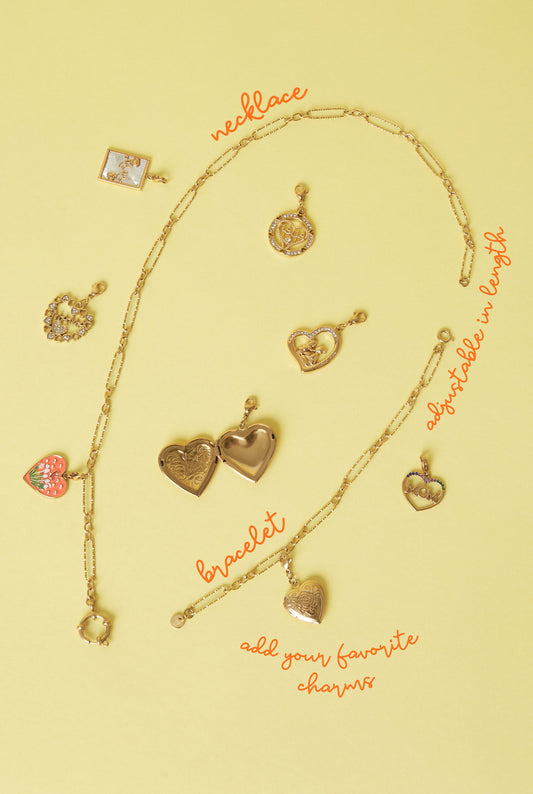 Collier et bracelet détachables 2 en 1