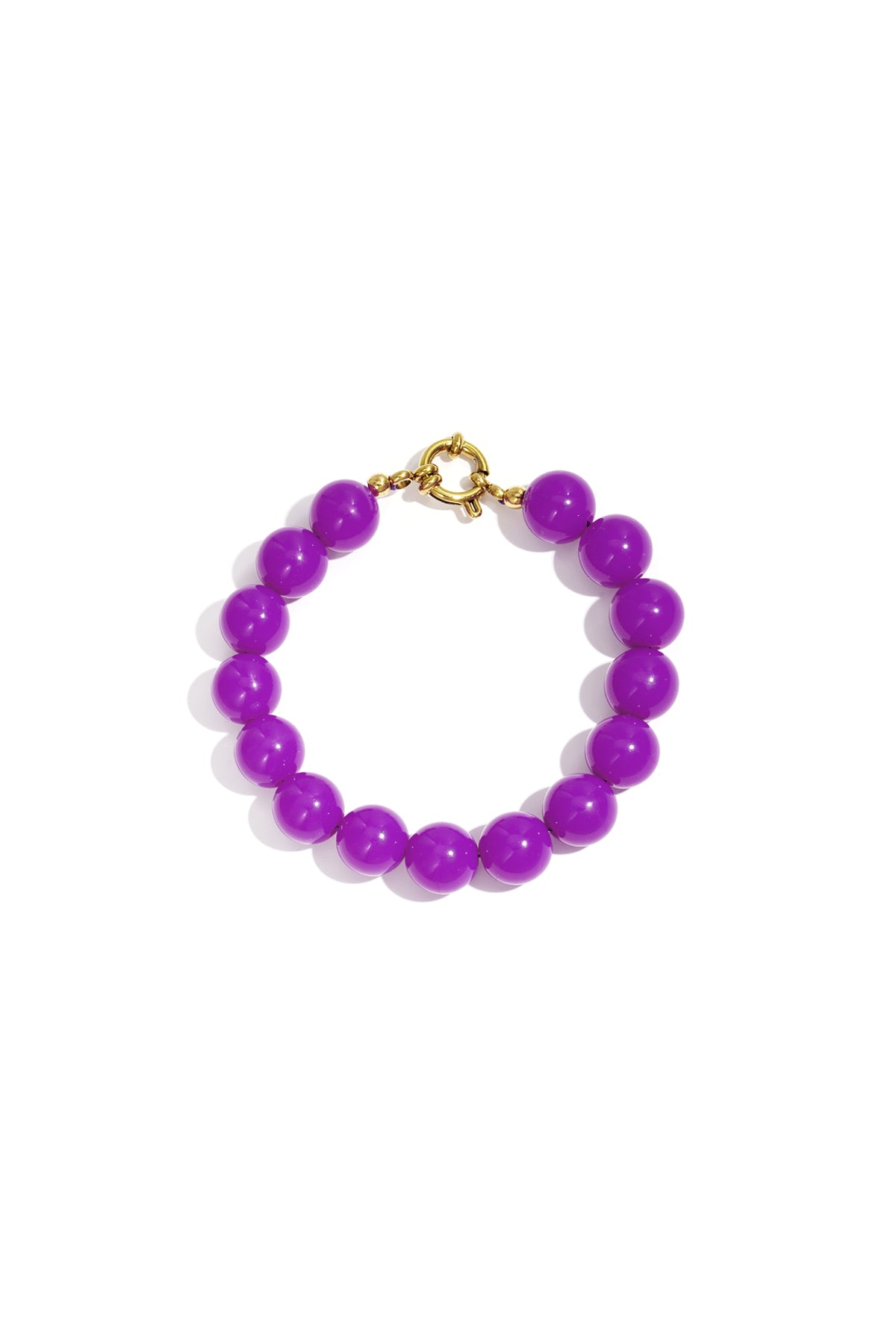 Bracelets en perles de résine DIY Daily Simple Series Bijoux pour femmes - 12 mm