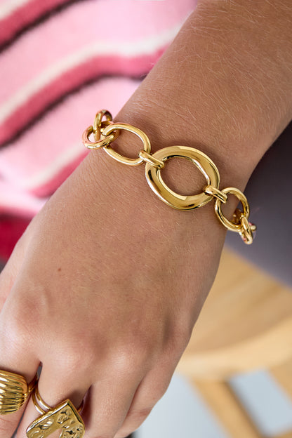 Bracelets à chaîne en acier inoxydable, série décontractée, simple et quotidienne, bijoux pour femmes
